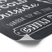 チリバーの看板 ポスター (角)