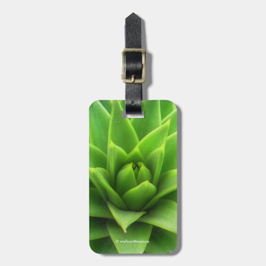 チリパイン素晴らしモンキーパズルツリー ラゲッジタグ (正面縦)