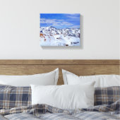 チリパタゴニアのアンデス山脈 キャンバスプリント (インサイチュ (寝室))