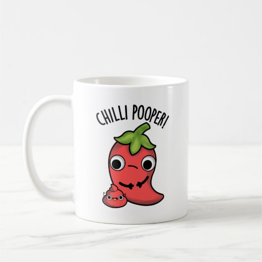 チリパーパージョーク ウンチ コーヒーマグカップ (左)