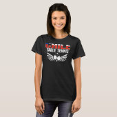 チリピンポンチリテーブルテニスチームSupp Tシャツ (正面フル)