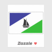 チリプエルトモント国旗 シール (シート)