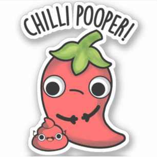 チリプーおもしろいパーペッパー シール