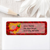 チリペッパーと炎ハート ラベル (インサイチュ)