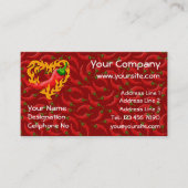 チリペッパーと炎ハート 名刺 (正面)
