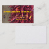 チリペッパーのデザイン 名刺 (正面/裏面)