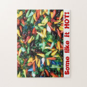 チリペッパーのパズル、Jalopeno、トウガラシ ジグソーパズル (縦)