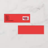 チリペッパーのプロフィールカード スキニー名刺 (正面/裏面)