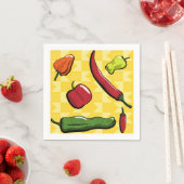 チリペッパーの世界紙ナプキン スタンダードカクテルナプキン (インサイチュ)