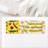 チリペッパーの差出人住所ラベル ラベル (インサイチュ)