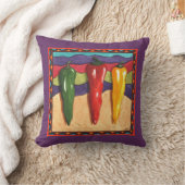 チリペッパーの枕 クッション (ブランケット)