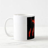 チリペッパーの燃え盛り コーヒーマグカップ (左)