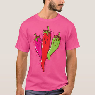 チリペッパーの辛さ スパイススコヴィル Tシャツ