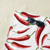 チリペッパーズカスタム文字ビーチタオル ビーチタオル (インサイチュ)