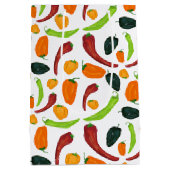 チリペッパーズサウスウェストスパイシーペッパーチリ調理師 ミディアムペーパーバッグ (裏面)