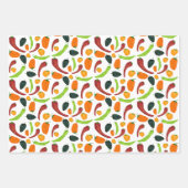 チリペッパーズサウスウェストスパイシーペッパーチリ調理師 ラッピングペーパーシート (正面3)