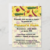 チリペッパーズパーティの招待状 招待状 (正面)