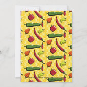 チリペッパーズパーティの招待状 招待状 (裏面)