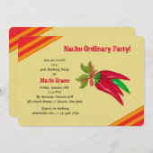 チリペッパーズブーケ招待状 招待状 (正面/裏面)