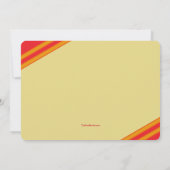 チリペッパーズブーケ招待状 招待状 (裏面)