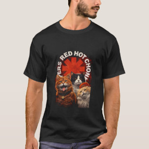チリペッパーズ 猫 パロディ ポスター ファンク ロック Tシャツ