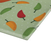 チリペッパーパターン カッティングボード (角)