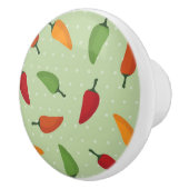 チリペッパーパターン セラミックノブ (右)