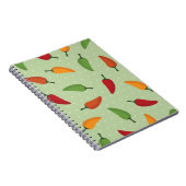 チリペッパーパターン ノートブック (右側)