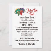 チリペッパーフットボール、タコ、何でもいいから招待だ 招待状 (裏面)