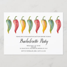 チリペッパー女子会招待状 招待状