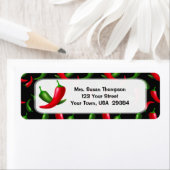 チリペッパー差出人住所ラベル ラベル (インサイチュ)