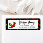 チリペッパー差出人住所ラベル ラベル (インサイチュ)