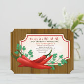 チリペッパー招待状 招待状 (スタンド正面)