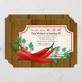 チリペッパー招待状 招待状 (正面/裏面)