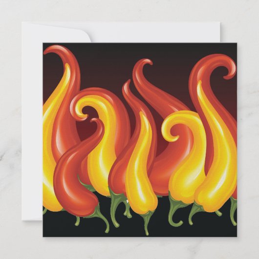 チリペッパー招待状 招待状 (正面)