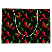 チリペッパー柄の大抱き枕 ラージペーパーバッグ (裏面)