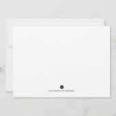 チリペッパー結婚のリハーサルディナー招待状 招待状 (裏面)