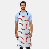 チリペッパー エプロン (着用した状態)