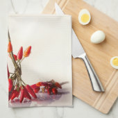 チリペッパー キッチンタオル (四つ折り)