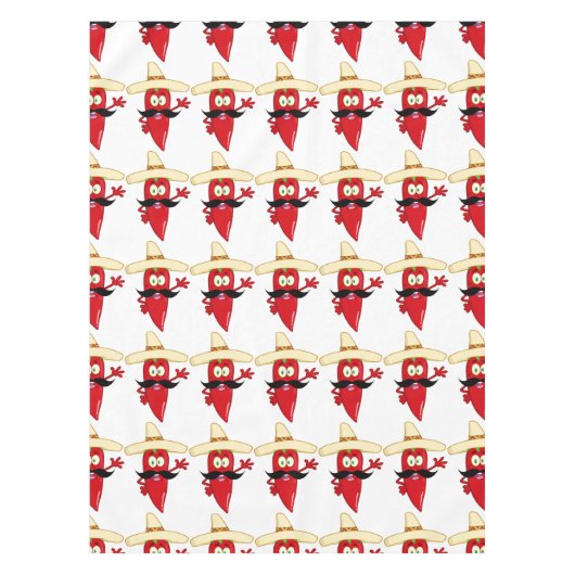 チリペッパー テーブルクロス (正面)