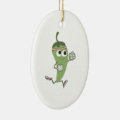 チリペッパー・ランナー セラミックオーナメント (右)