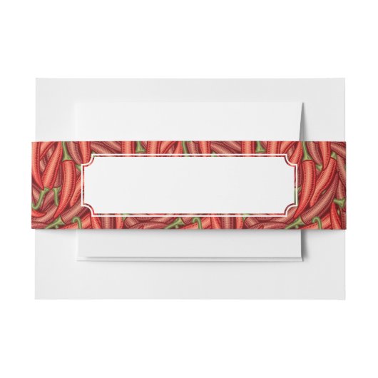 チリペッパー 招待状ベリーバンド (正面例)