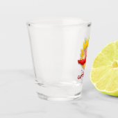 チリペッパー（炎つき） ショットグラス (左)