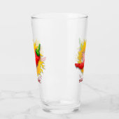 チリペッパー（炎つき） タンブラーグラス (左)