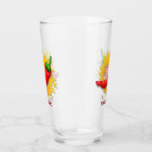 チリペッパー（炎つき） タンブラーグラス (右)