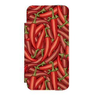 チリペッパー iPhone SE/5/5sウォレットケース