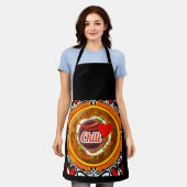 チリボウル エプロン (着用した状態)