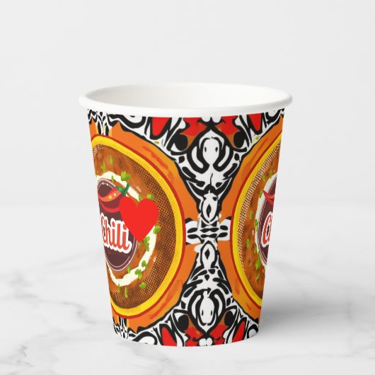 チリボウル 紙コップ (正面)
