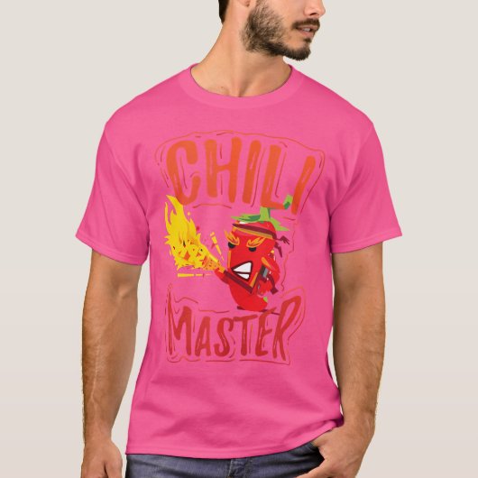 チリマスター フードコンテスト クックオフ 赤唐辛子 Tシャツ (正面)