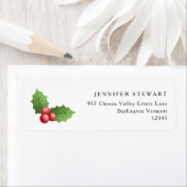 チリモダンストマスミニマル差出人住所ラベル ラベル (インサイチュ)